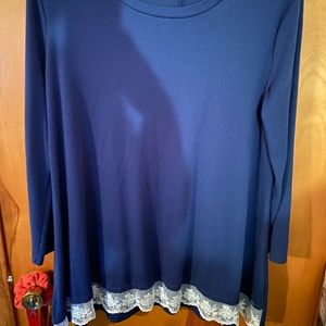 Women’s Blue Long Sleeved Dress